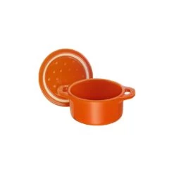 Staub Mini Cocotte 10 Cm, Rond(e), Orange, Céramique -Staub Cuisine 40511 085 0 6