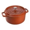 Staub Cocotte 28 Cm, Rond(e), Cannelle, Fonte