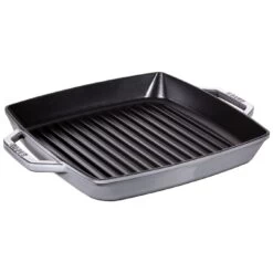 Staub Gril 28 Cm, Fonte, Gris Graphite