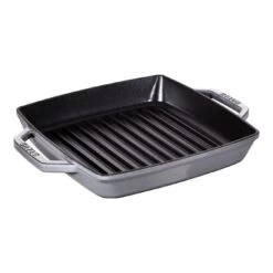 Staub Gril 23 Cm, Fonte, Gris Graphite
