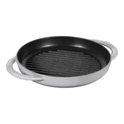 Staub Pure Gril 23 Cm, Rond(e), Gris Graphite, Fonte