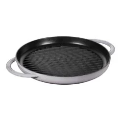 Staub Pure Gril 30 Cm, Rond(e), Gris Graphite, Fonte
