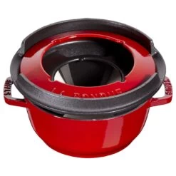 Staub Service à Fondue 16 Cm, Cerise 12 Staub Service à Fondue 16 Cm, Cerise -Staub Cuisine 40511 973 0 1