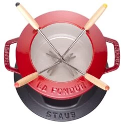 Staub Service à Fondue 16 Cm, Cerise 11 Staub Service à Fondue 16 Cm, Cerise -Staub Cuisine 40511 973 0 2
