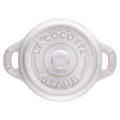 Staub Mini Cocotte 10 Cm, Rond(e), Blanc Ivoire, Céramique -Staub Cuisine 40511 997 0 1