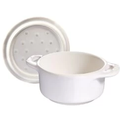Staub Mini Cocotte 10 Cm, Rond(e), Blanc Ivoire, Céramique -Staub Cuisine 40511 997 0 3