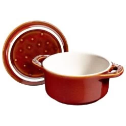 Staub Mini Cocotte 10 Cm, Rond(e), Cuivre Antique, Céramique -Staub Cuisine 40511 999 0 1