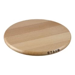 Staub Dessous-de-plat Magnétique 23 Cm, Rond(e), Hêtre