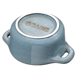 Staub Mini Cocotte 10 Cm, Rond(e), Turquoise Antique, Céramique -Staub Cuisine 40512 000 0 5