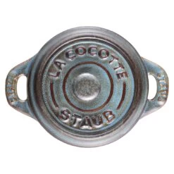 Staub Mini Cocotte 10 Cm, Rond(e), Turquoise Antique, Céramique -Staub Cuisine 40512 000 0 6