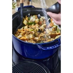 Staub Cocotte 28 Cm, Rond(e), Bleu Intense, Fonte -Staub Cuisine 424418292