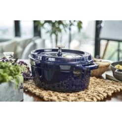 Staub Cocotte 33 Cm, Ovale, Bleu Intense, Fonte -Staub Cuisine 424419735