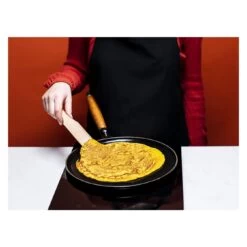 Staub Crêpière Avec Poignée En Bois 28 Cm, Fonte, Noir -Staub Cuisine 424421745