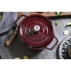 Staub Cocotte 24 Cm, Rond(e), Grenadine, Fonte -Staub Cuisine 424422041
