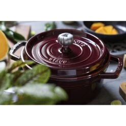 Staub Cocotte 24 Cm, Rond(e), Grenadine, Fonte -Staub Cuisine 424422044