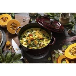 Staub Cocotte 26 Cm, Rond(e), Grenadine, Fonte -Staub Cuisine 424422049