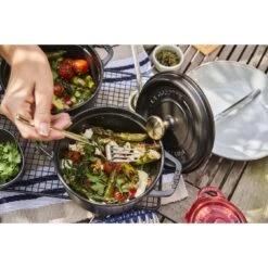 Staub Cocotte 16 Cm, Rond(e), Noir, Fonte -Staub Cuisine 424422438