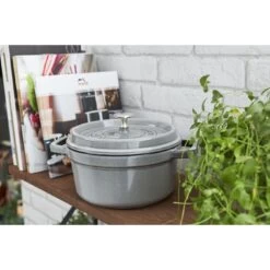 Staub Cocotte 18 Cm, Rond(e), Gris Graphite, Fonte -Staub Cuisine 750032230