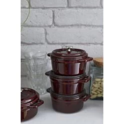 Staub Mini Cocotte 10 Cm, Rond(e), Grenadine, Fonte -Staub Cuisine 750032262