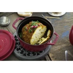 Staub Cocotte 20 Cm, Rond(e), Cerise, Fonte -Staub Cuisine 750032473