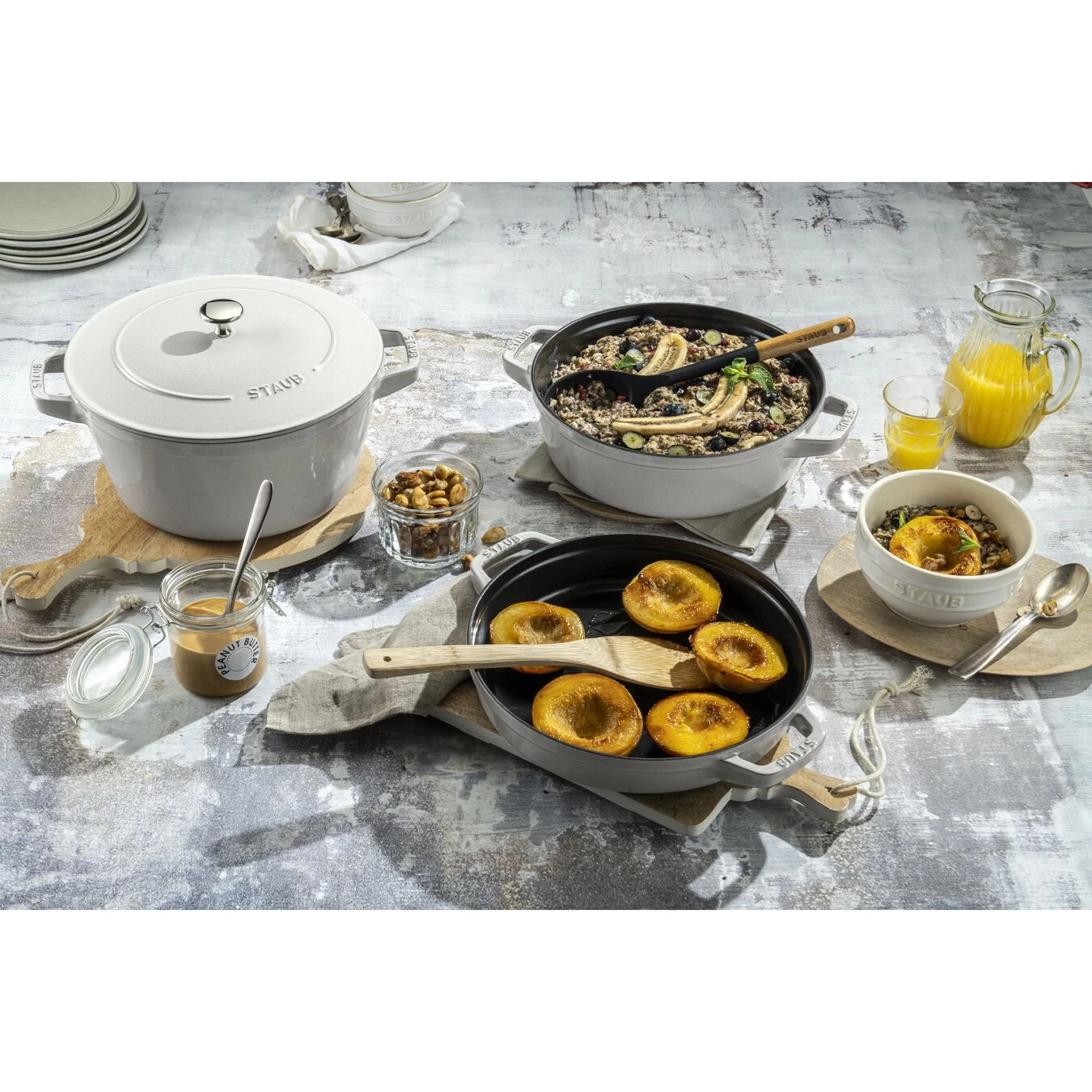 Staub Set Empilable 3-pcs, Fonte 8 Staub Set Empilable 3-pcs, Fonte – Image 6