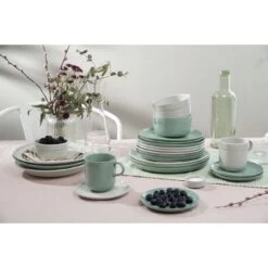 Staub Assiette Basse 20 Cm, Céramique, Sauge -Staub Cuisine 750044108