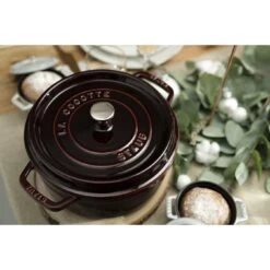Staub Cocotte 26 Cm, Rond(e), Grenadine, Fonte -Staub Cuisine 750047416