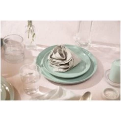 Staub Assiette Basse 20 Cm, Céramique, Sauge -Staub Cuisine 750052313