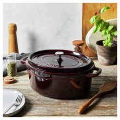 Staub Cocotte 31 Cm, Ovale, Grenadine, Fonte -Staub Cuisine 750058436