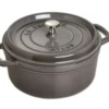 Cocotte Ronde En Fonte Staub 26 Cm Gris Graphite