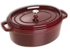 Cocotte Ovale En Fonte émaillée Staub Grenadine 29 Cm
