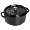 Cocotte Ronde En Fonte émaillée Staub Noir Mat De 28cm -Staub Cuisine cocotte ronde en fonte emaillee staub noir mat de 28cm 63f7432fbcec9