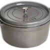Cocotte Ronde En Fonte Staub 28 Cm Gris Graphite