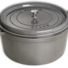 Cocotte Ronde En Fonte Staub 30 Cm Gris Graphite