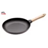 Poêle En Fonte Noir 28 Cm Manche Bois Staub -Staub Cuisine poele en fonte noir 28 cm manche bois staub