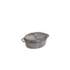 STAUB Cocotte Fonte Ovale 17 Cm Gris Graphite 1 L -Staub Cuisine staub cocotte fonte ovale 17 cm gris graphite 1 l