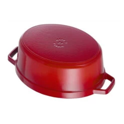 STAUB Cocotte Fonte Ovale 23 Cm Rouge Cerise 2,35 L -Staub Cuisine staub cocotte fonte ovale 23 cm rouge cerise 235 l 2