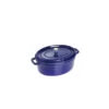 STAUB Cocotte Fonte Ovale 29 Cm Bleu Intense Majolique 4,2 L -Staub Cuisine staub cocotte fonte ovale 29 cm bleu intense majolique 42 l