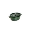 STAUB Cocotte Fonte Ovale 29 Cm Vert Basilic Majolique 4,2 L -Staub Cuisine staub cocotte fonte ovale 29 cm vert basilic majolique 42 l