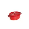 STAUB Cocotte Fonte Ovale 31 Cm Rouge Cerise 5,5 L