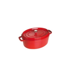 STAUB Cocotte Fonte Ovale 31 Cm Rouge Cerise 5,5 L
