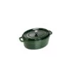 STAUB Cocotte Fonte Ovale 31 Cm Vert Basilic Majolique 5,5 L