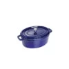 STAUB Cocotte Fonte Ovale 33 Cm Bleu Intense Majolique 6,7 L -Staub Cuisine staub cocotte fonte ovale 33 cm bleu intense majolique 67 l