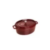 STAUB Cocotte Fonte Ovale 33 Cm Grenadine Majolique 6,7 L