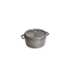 STAUB Cocotte Fonte Ronde 12 Cm Gris Graphite 0,4 L