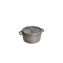 STAUB Cocotte Fonte Ronde 12 Cm Gris Graphite 0,4 L