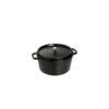 STAUB Cocotte Fonte Ronde 14 Cm Noir Mat 0,8 L -Staub Cuisine staub cocotte fonte ronde 14 cm noir mat 08 l