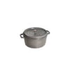 STAUB Cocotte Fonte Ronde 16 Cm Gris Graphite 1,2 L -Staub Cuisine staub cocotte fonte ronde 16 cm gris graphite 12 l
