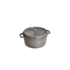 STAUB Cocotte Fonte Ronde 18 Cm Gris Graphite 1,7 L