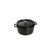 STAUB Cocotte Fonte Ronde 18 Cm Noir Mat 1,7 L